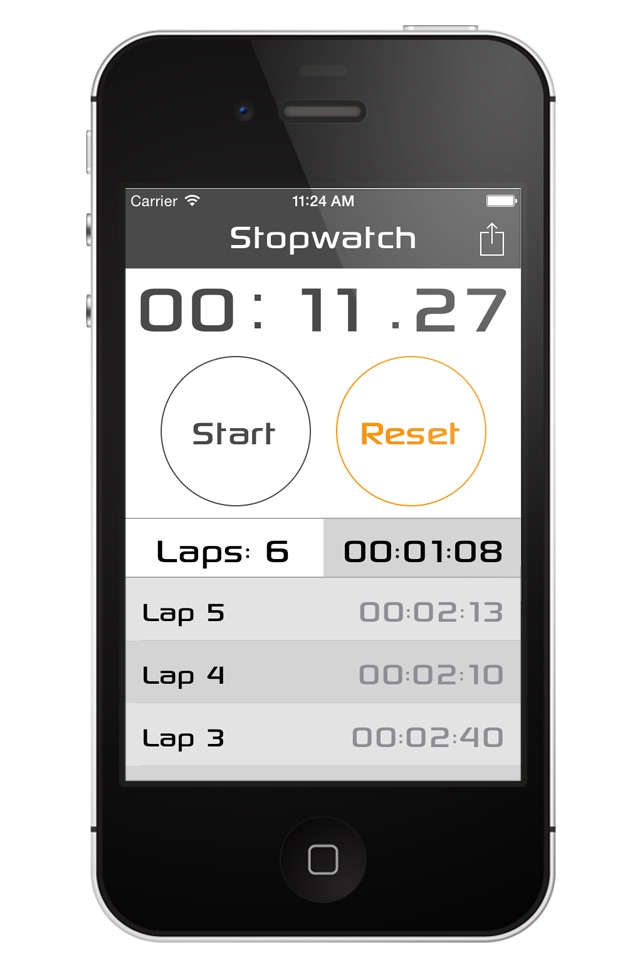 Stopwatch + Timer For Training, Practise, Exercises, Games, Activity or Wherever Else You Need screenshot 2