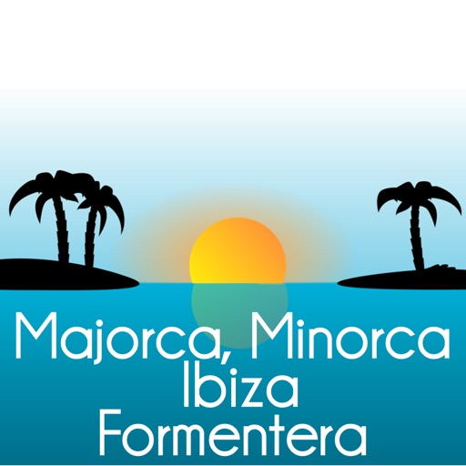 Baleares Majorca Minorca Ibiza map in motion