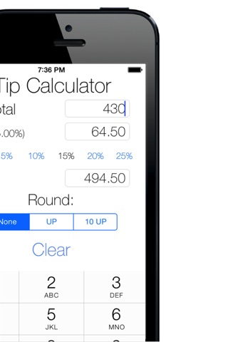 Tip Calculator PB screenshot 3