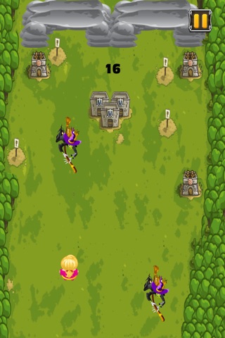 Princess Dodge Rescue - Crazy Witch Escape Game Free screenshot 4