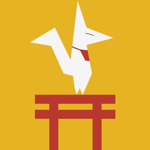 The Kitsune - Japanese Ukiyoe Style Fox's Arcade Hopper icon