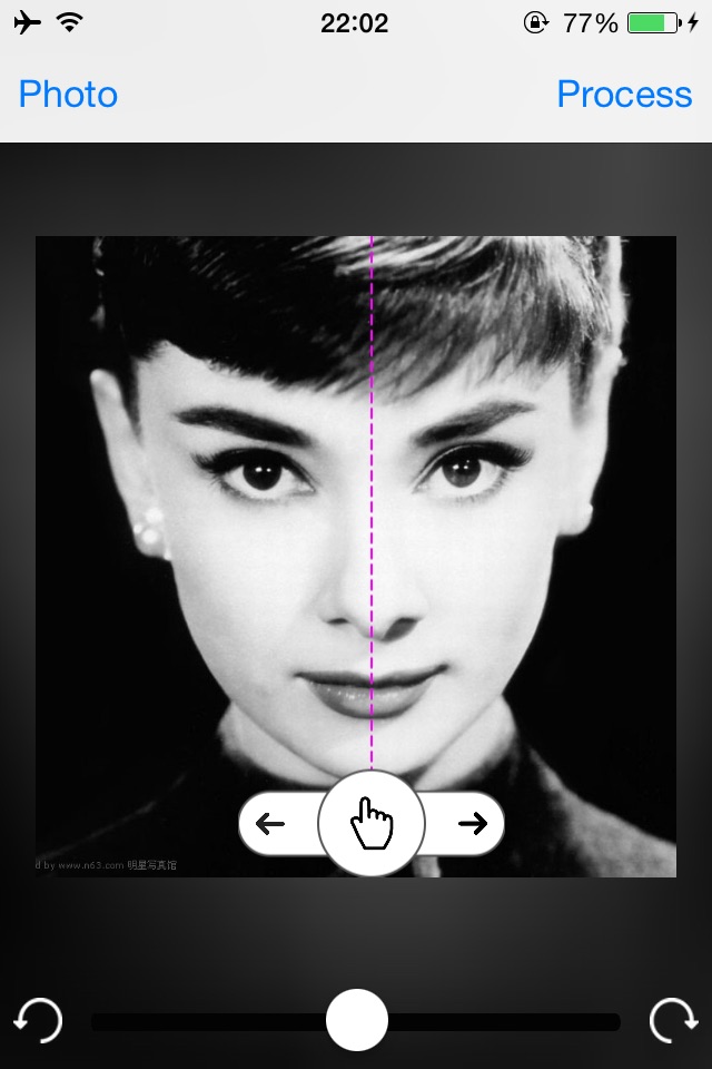 Face Reflection - Fun Photo Editor Also A Face Symmetry Revealer screenshot 2