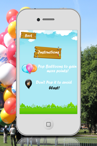 Pop Balloons Game HD Lite screenshot 2