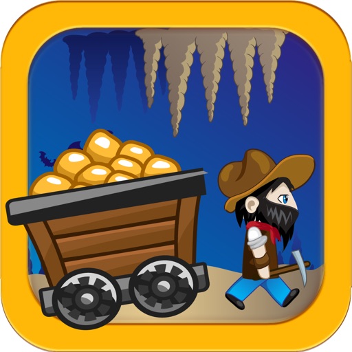 Free Mine Runner Games - The Gold Rush of California Miner Game icon
