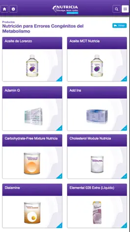 Game screenshot Vademécum Nutricia apk