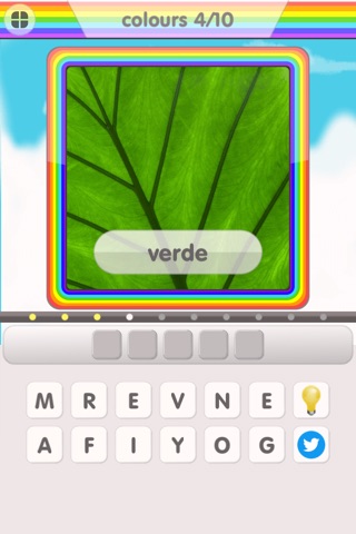 Rainbow English Vocabulary Game screenshot 4