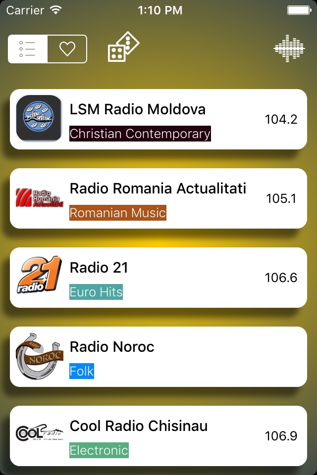 Moldova Radio Live Player - (Romanian) screenshot 3