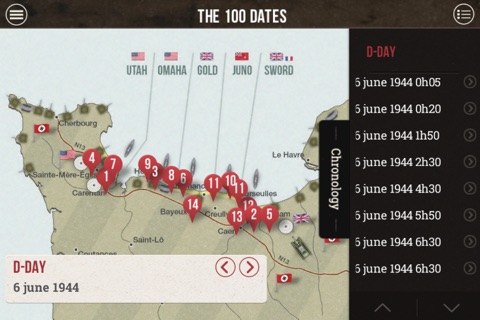 100 Dates Bataille de Normandie Pocket screenshot 3