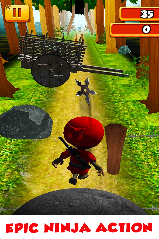 3D Tiny Ninja Fun Run Free - Mega Kids Jump Race To The Aztec Temple Games screenshot 2