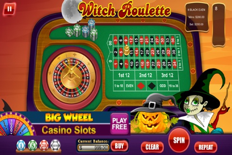 A Multi-Player Roulette Witches - Play Lucky Casino In A New Xtreme (Free Vegas Style Mobile Game) screenshot 2