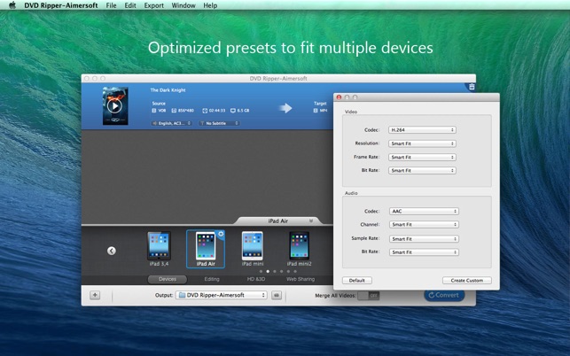 DVD Ripper-Aimersoft en Mac App Store