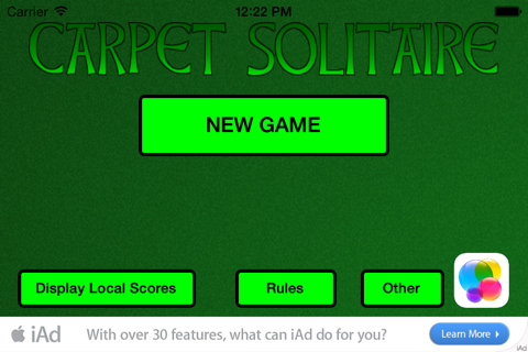 Carpet Solitaire screenshot 2