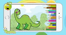 Game screenshot Dino Dinosaur Coloring Book - Cute Drawings Pages And Painting Games for Kids mod apk
