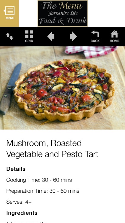 Yorkshire Food and Drink - The Menu