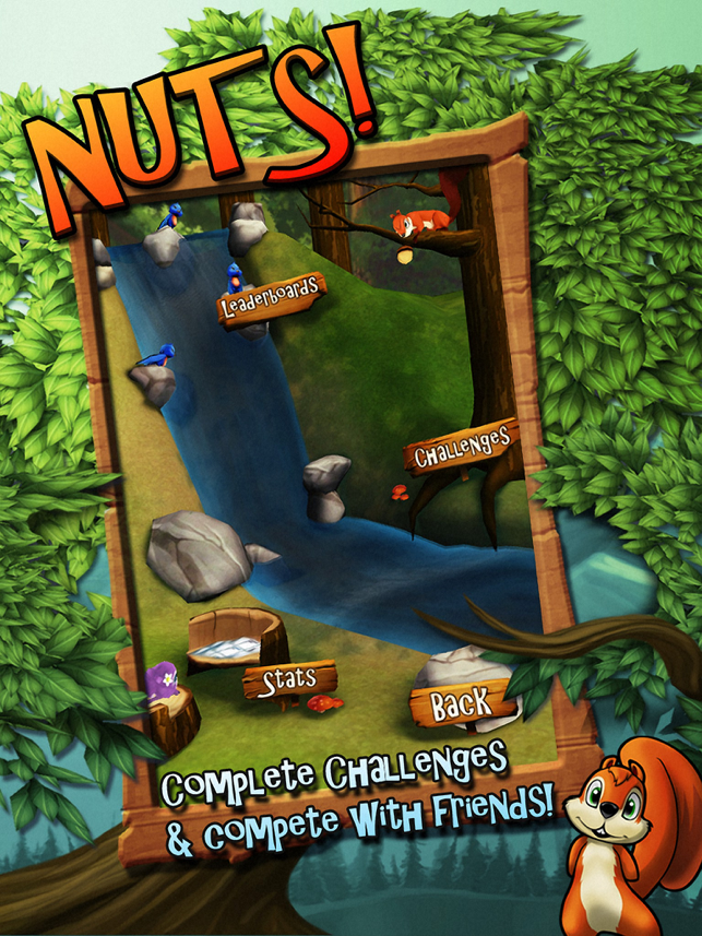 ‎Nuts!: Infinite Forest Run Screenshot