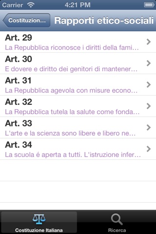 La Costituzione Italiana screenshot 2