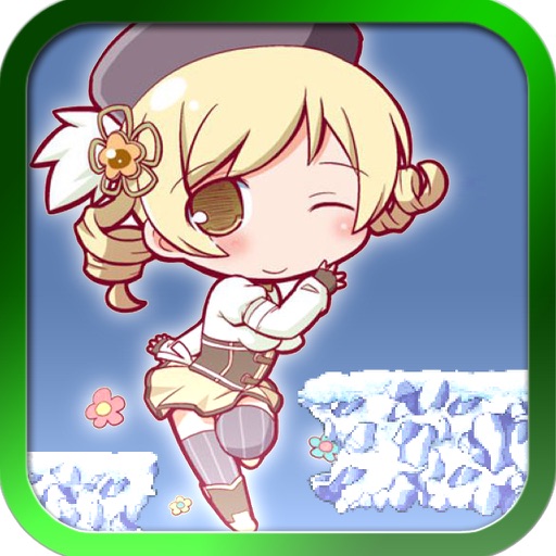 A Little Girl Funny Jumping icon