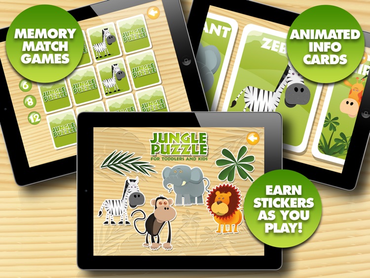 Jungle Animal Puzzles screenshot-3