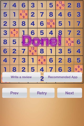 Hints Number Place 9x9 screenshot 3