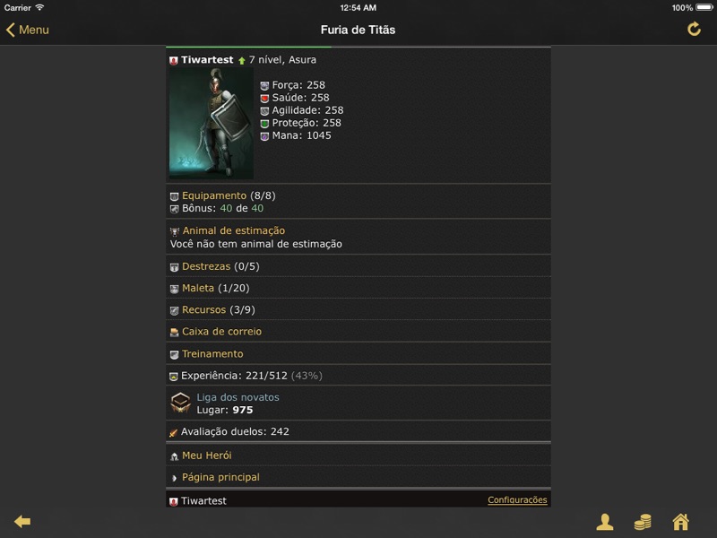 Furia de Titãs RPG screenshot 8