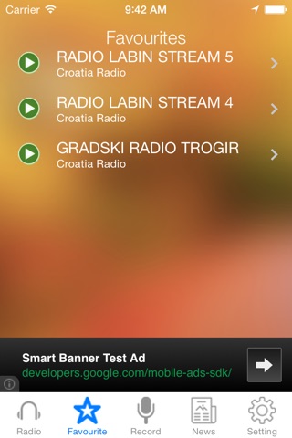 Croatia Radio Recorder Newspaper screenshot 3