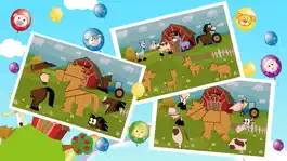 Game screenshot Сельскохозяйственных животных Пазлы - Обучающие Дошкольное обучения игры для детей и малышей бесплатно apk