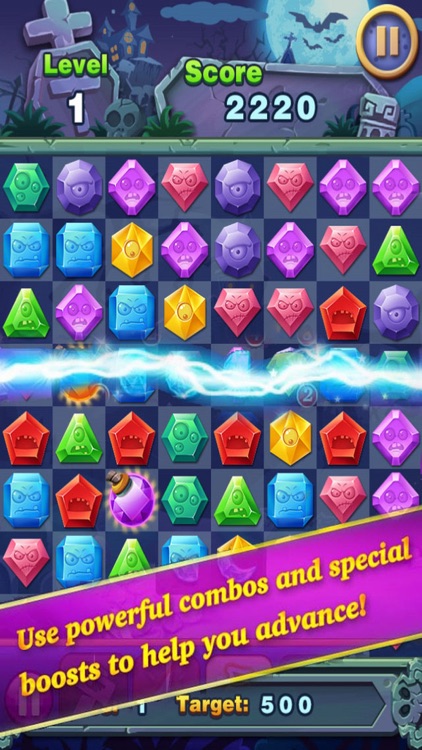 Star Zombie: Crazy Jewels Match