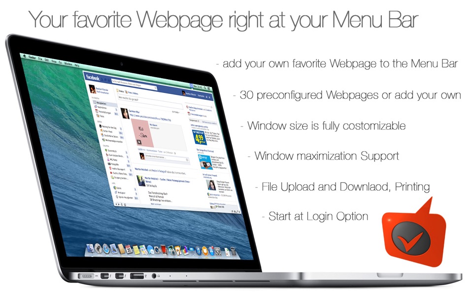 Tab Browser - MenuTab for Web Browsing for Mac OS X - 2.0.0 - (macOS)