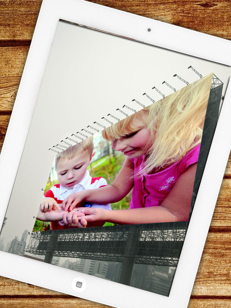 Photo frames billboards ads