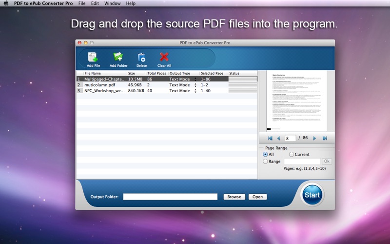 PDF to ePub Converter Pro thumbnail 2