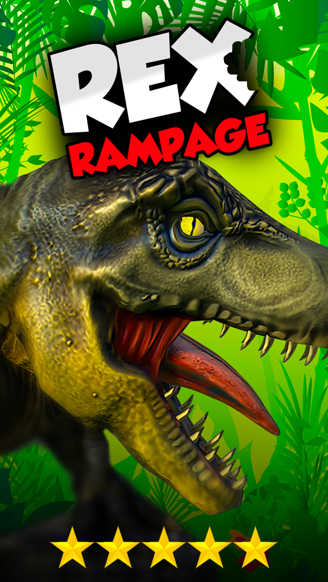 A Rex Rampage With 3D - Dangerous Dinosaurs Walking & Run-ning to Destroy & Devour Everything!のおすすめ画像2