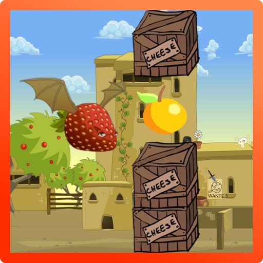 Angry Flappy Dragon Fruit Free Adventure Story Icon