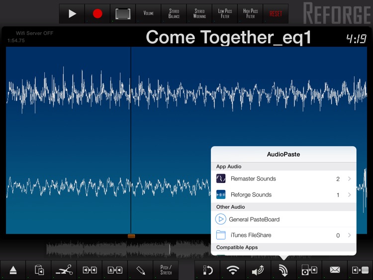 Reforge - Waveform Editor