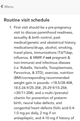 PrenatalOB 2014 edition screenshot 3