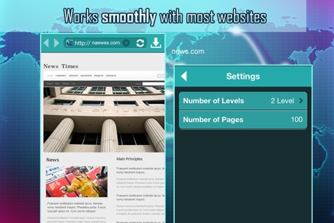 Offline Web Browsing Tool Lite screenshot 2