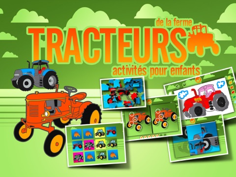 Screenshot #4 pour Tracteurs de la ferme - Activités pour les enfants : : Puzzles, Coloriages et autres jeux