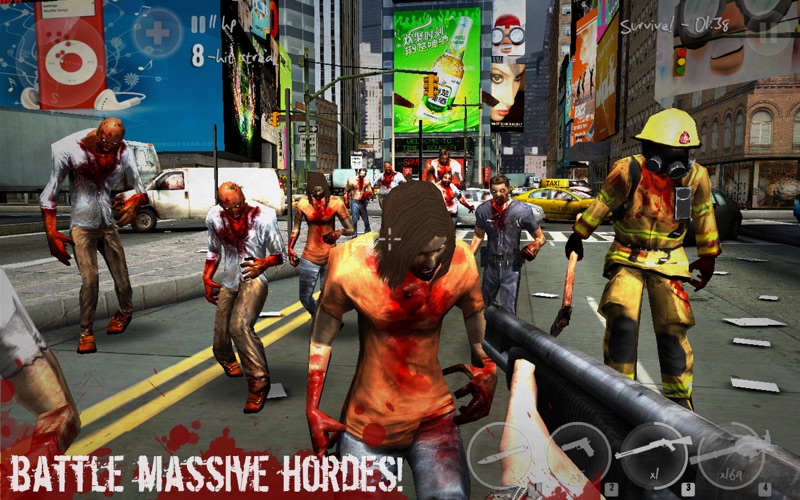 n.y.zombies 2 iphone screenshot 2