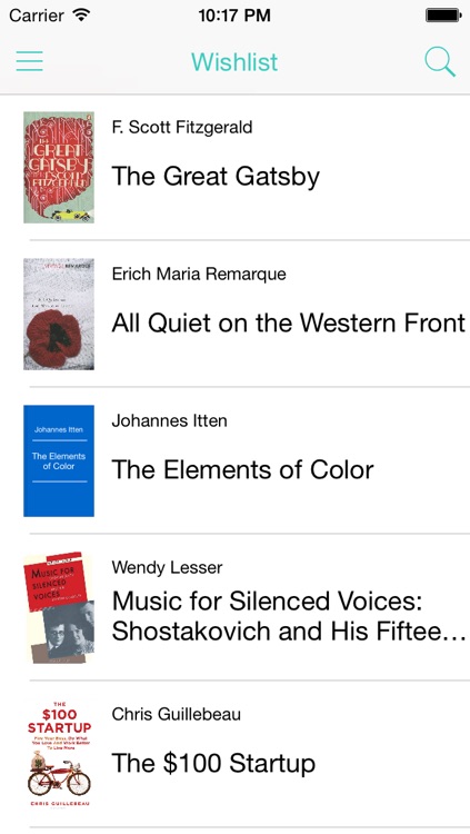 Reading List app