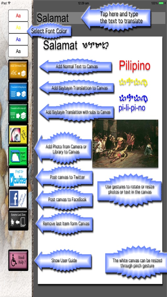 BaybayinPost (iOS) 由: Badztech BaybayinPost (iOS) 由: Badztech