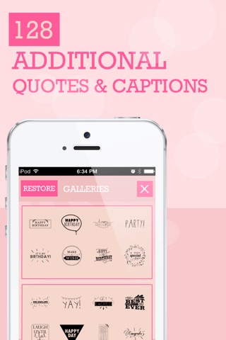 Instavation - Graphic Quotes, Phrases, Overlays, and Photo Captions screenshot 3