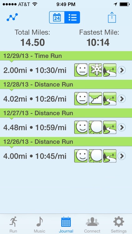 RunHelper Plus - GPS Tracker for Runners with Time, Distance, Run / Walk, and Calories Burned workouts screenshot-3