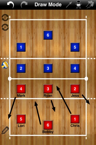 Volleyball Strategy Tool screenshot 2