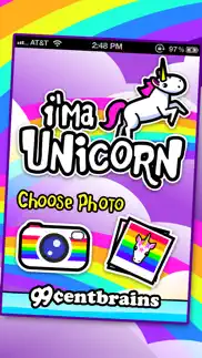 How to cancel & delete i'ma unicorn - amazing glitter rainbow sticker camera! 1