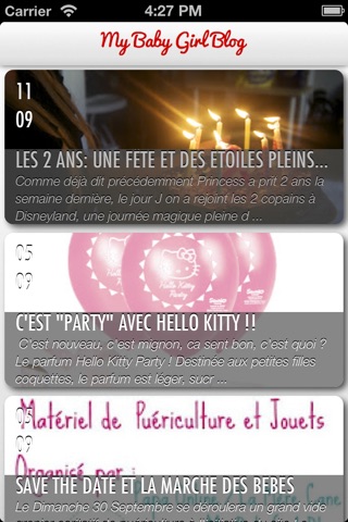 My Baby Girl - Blog Mamans et enfants screenshot 2