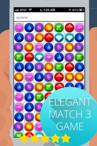 Let's Match-3 Gems - Best Diamonds And Ruby Puzzle Maker For Kids screenshot 3