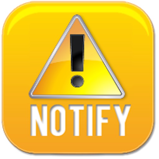 Notify-set Reminder for email and text messages icon