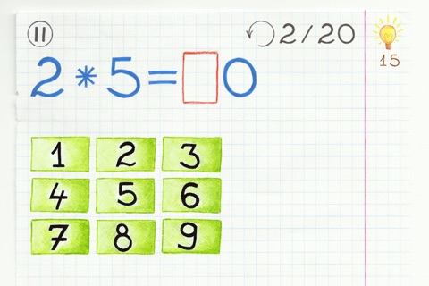 Multiplication table – Fun Math screenshot 2