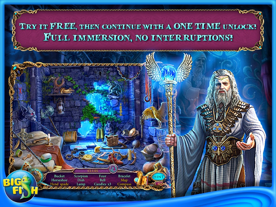 #1. Mystery of the Ancients: Three Guardians HD - A Hidden Object Game App with Adventure, Puzzles & Hidden Objects (iOS) By: Big Fish Games, Inc