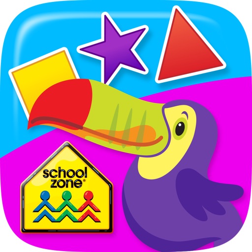 Colors & Shapes Flash Cards from School Zone iOS App