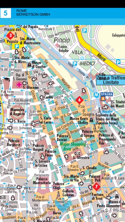 Rome. City map
